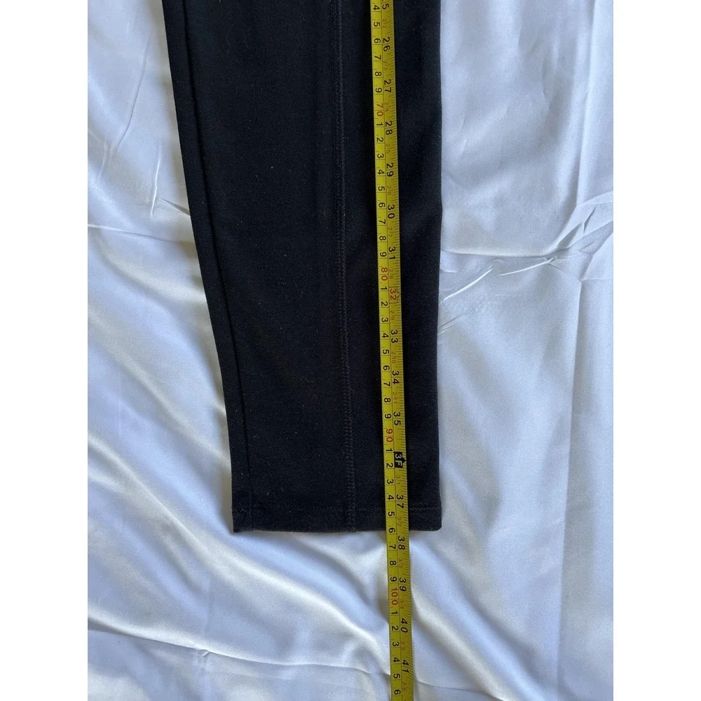 Michael Kors Leggings‎ Womens Large Black Stretch Pull On Slim Fit Yoga Pants